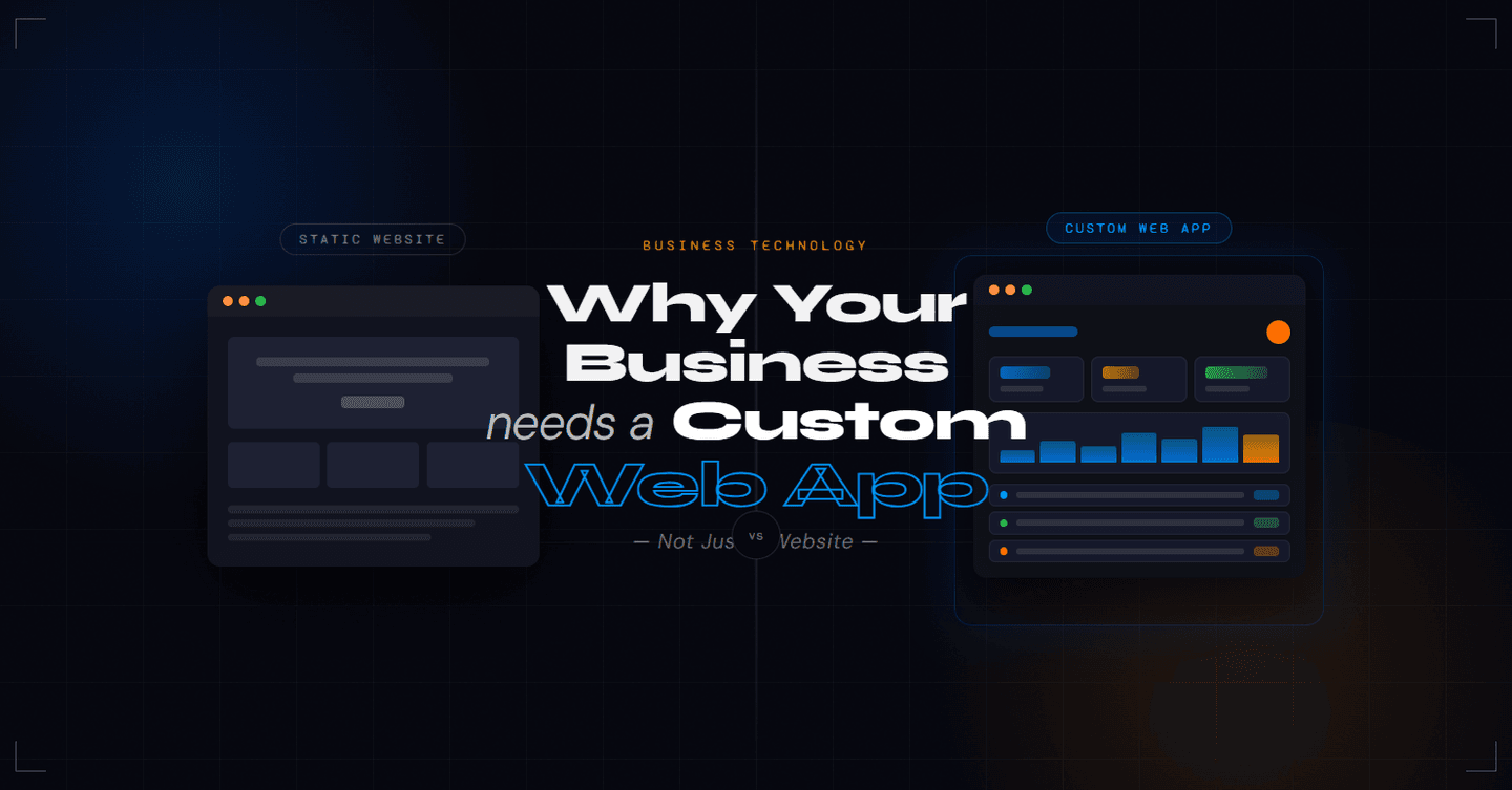 Why Your Business Needs a Custom Web App (Not Just a Website)